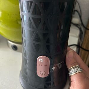 Black and Pink Coffee Frother
